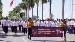 Participación de la UHJS en el desfile del 20 de Noviembre 2017